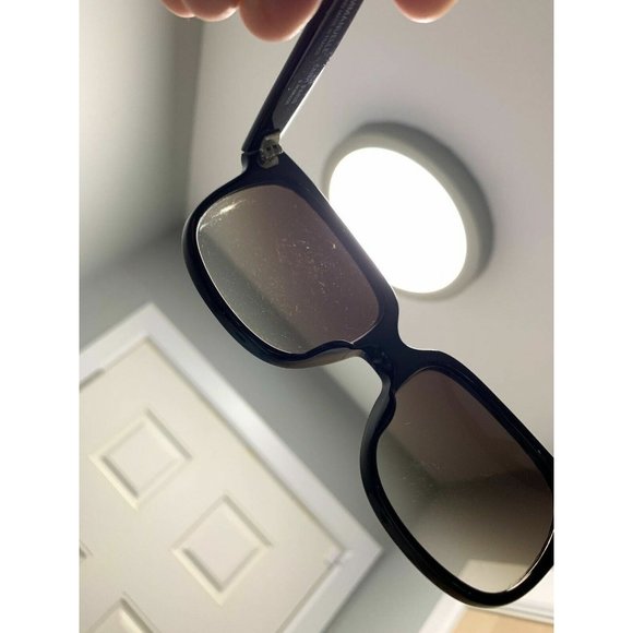 VINTAGE EK EMMANUELLE KHANH 8080 16  EML Snakeskin Pieces Black Frame Scratched main image 4